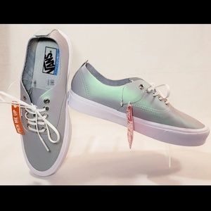 VANS Holographic Leather Shoes, Size 9.5